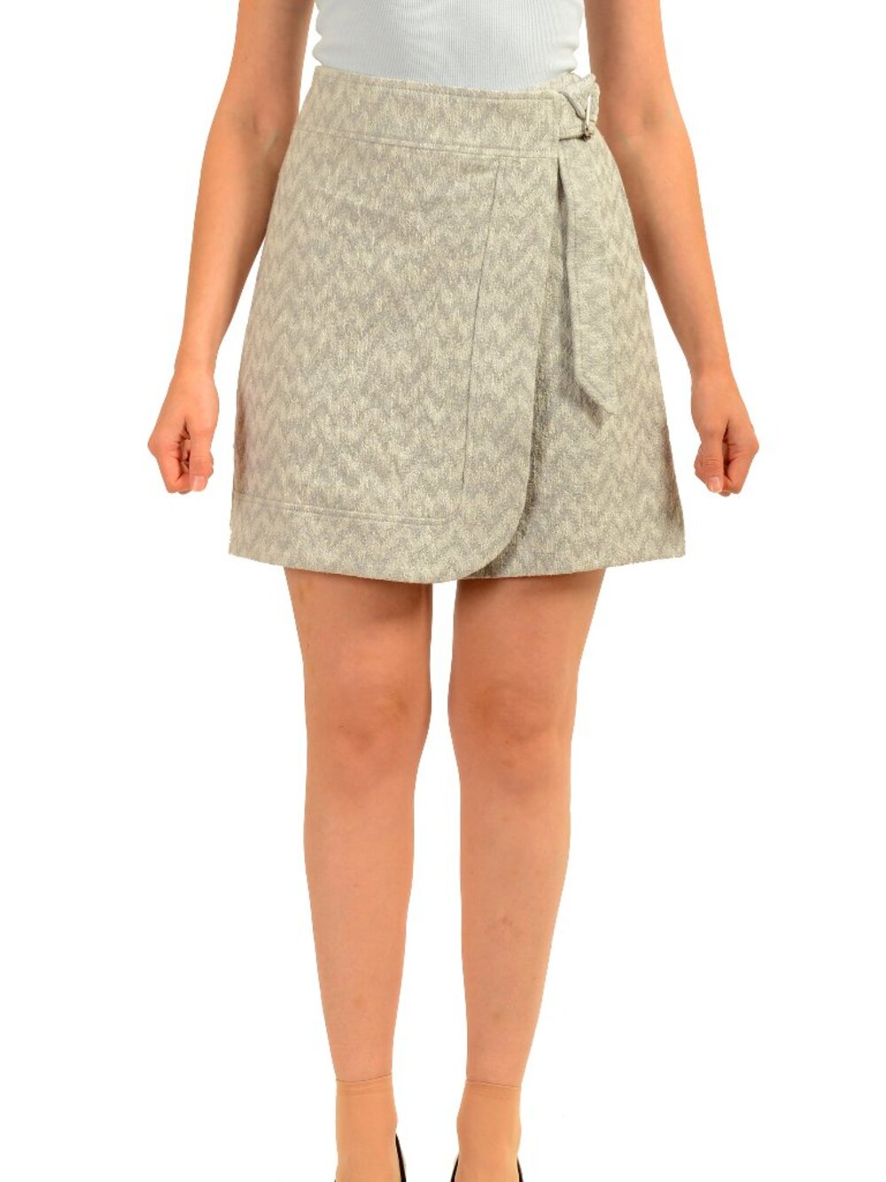 Hugo Boss Women's "C_Takelina" Gray Skort Shorts US S IT 40